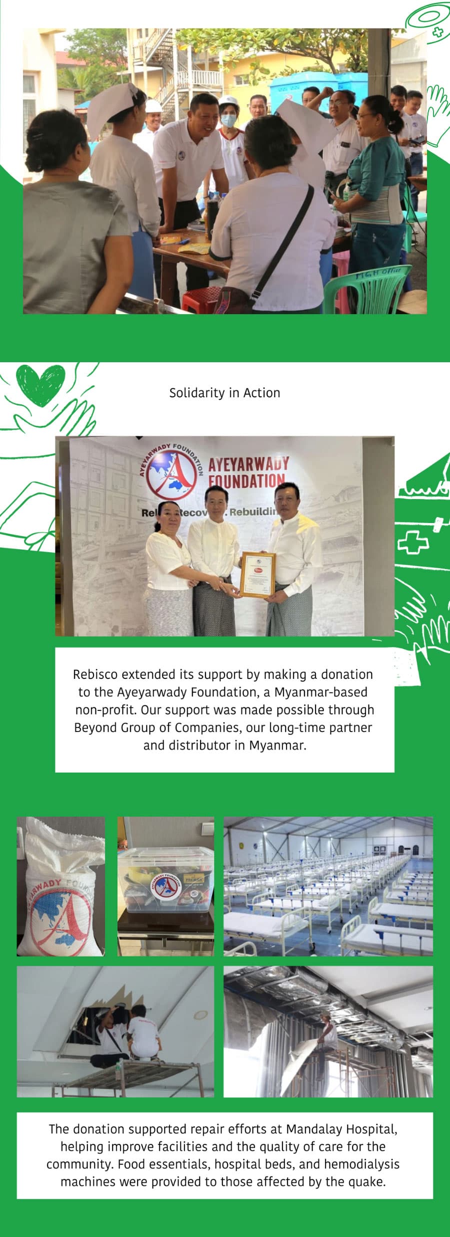 Rebisco Extends a Helping Hand to Earthquake-Stricken Myanmar