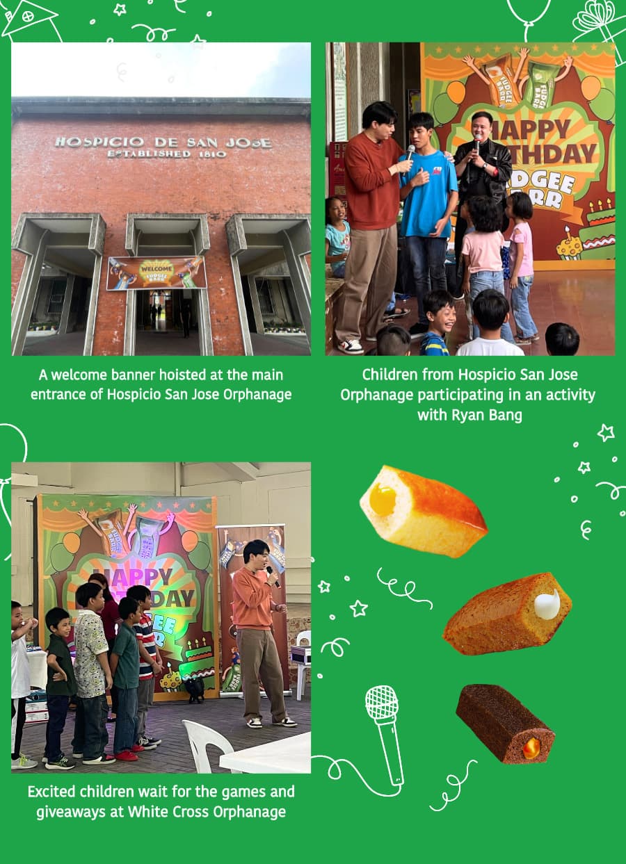 Sharing Fudgee Happiness in Orphanages