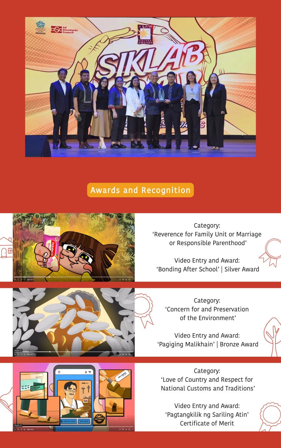 "Rebiscover Values” Campaign Wins in the 12th ARAW Values Awards