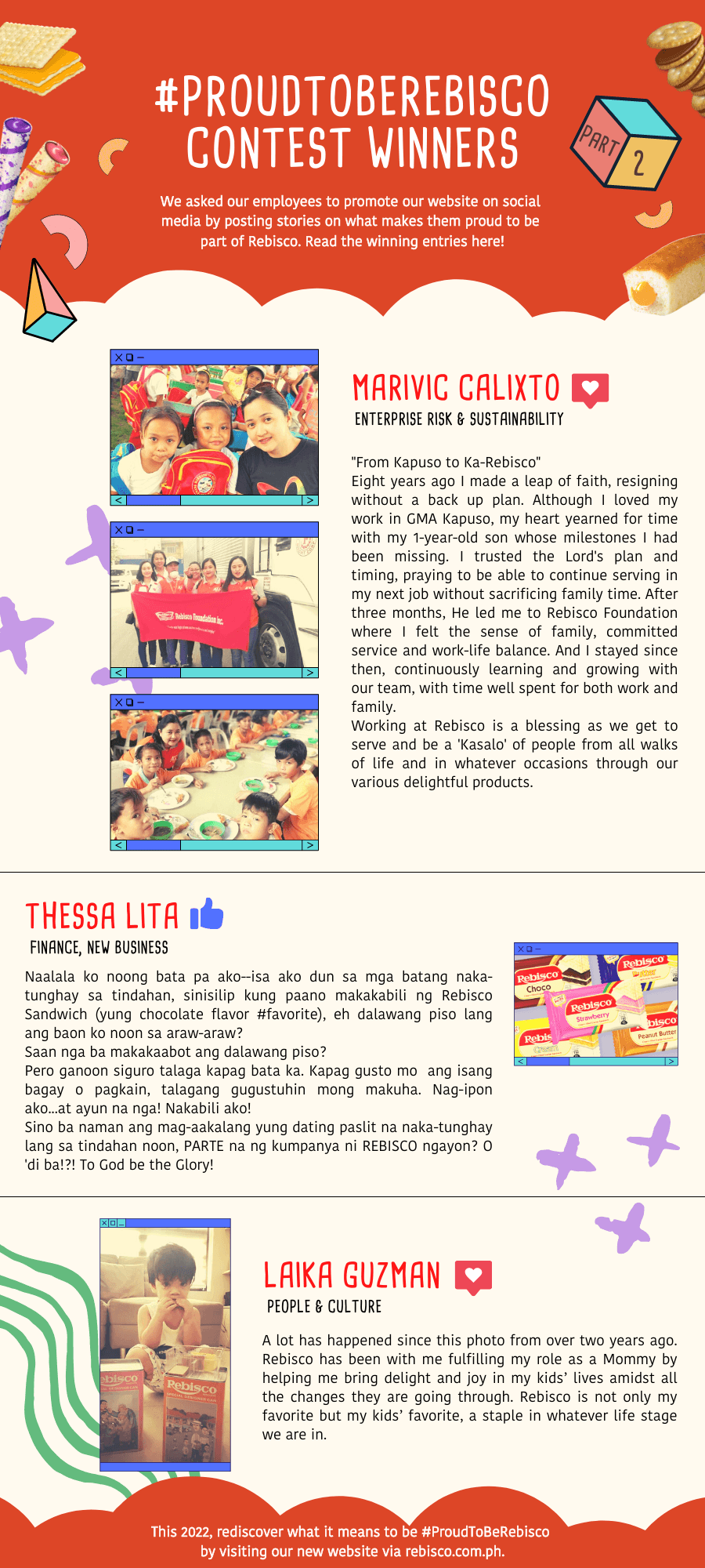 #ProudToBeRebisco Contest Winners (Part 2)