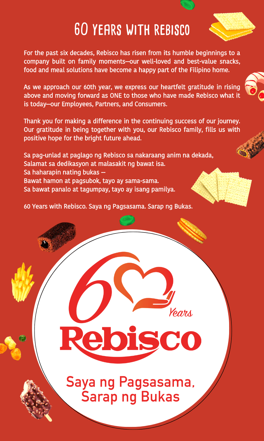 60 Years with Rebisco
