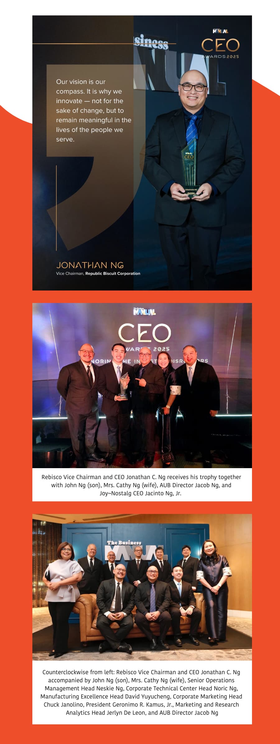 Mr. Jonathan C. Ng is Honored as an Industry Disruptor at The Business Manual CEO Awards 2025