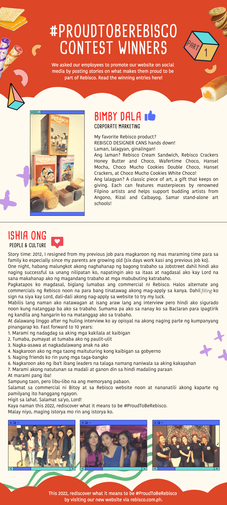 #ProudToBeRebisco Contest Winners (Part 1)