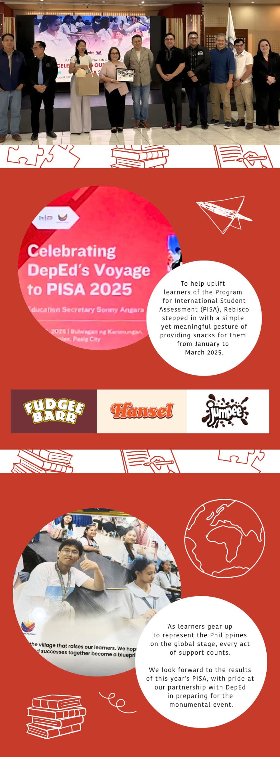 Rebisco Supports DepEd in Advancing PISA Readiness of Filipino Students