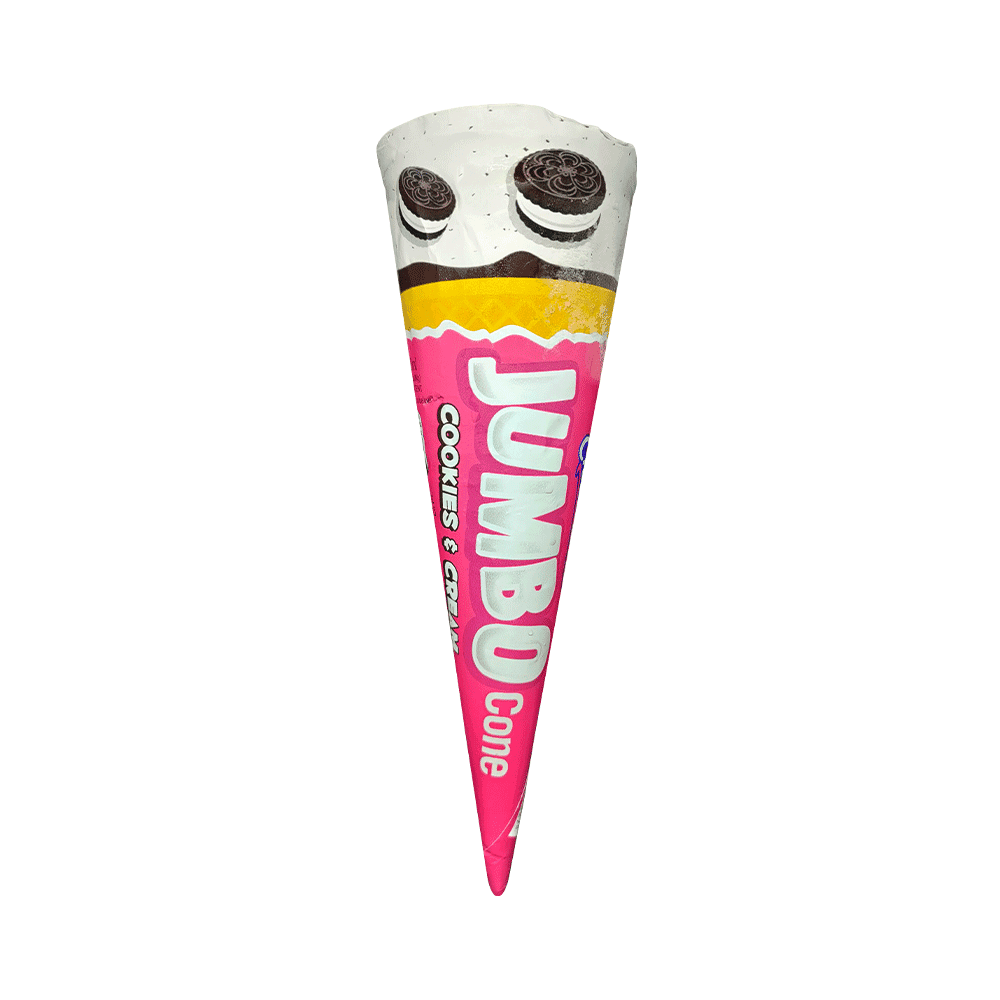 Creamline Jumbo Cone Cookies & Cream