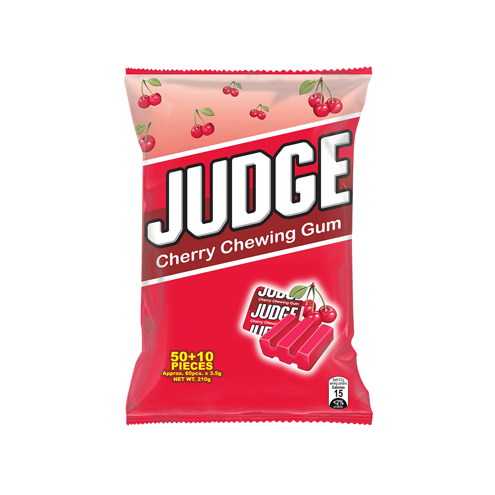 Judge Gum Bricks Cherry