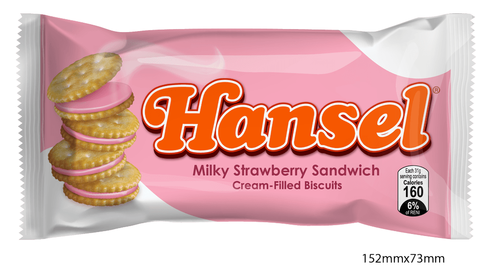 Hansel Milky Strawberry Sandwich