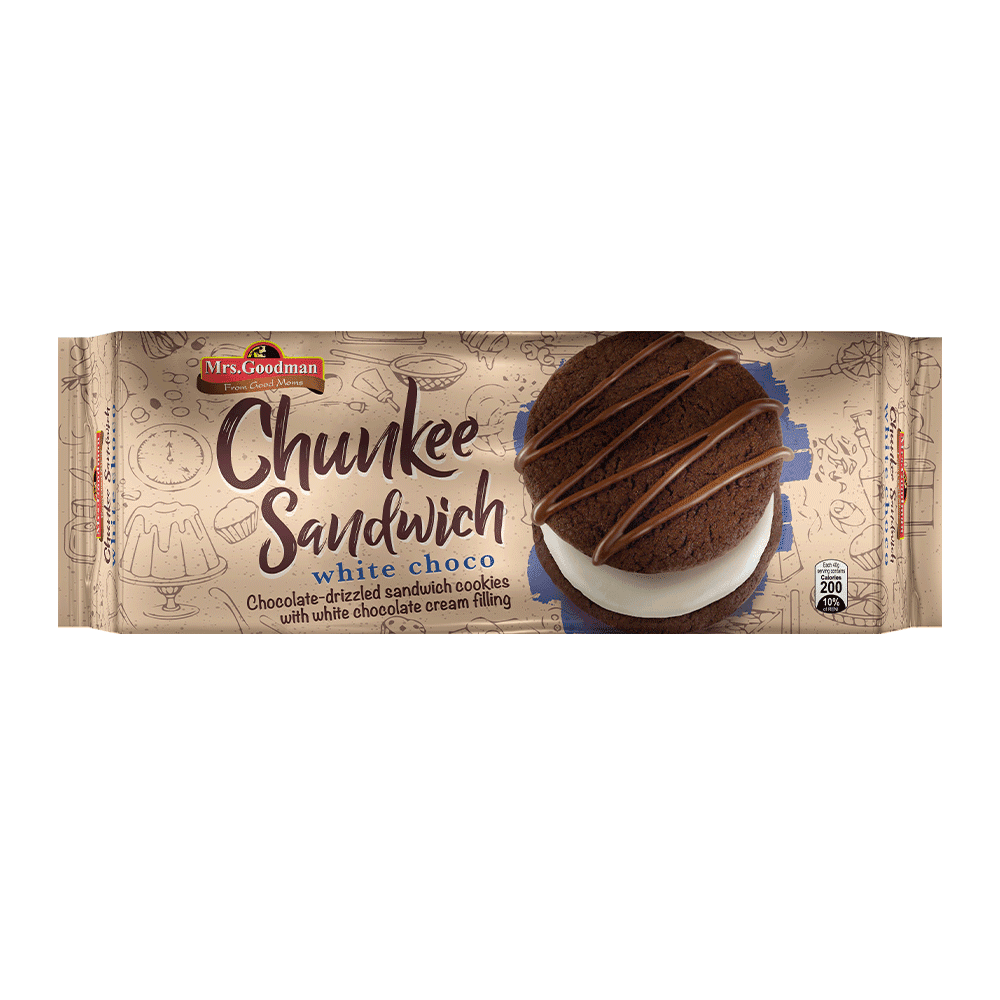 Mrs Goodman Chunkee Sandwich White Choco gallery image 1