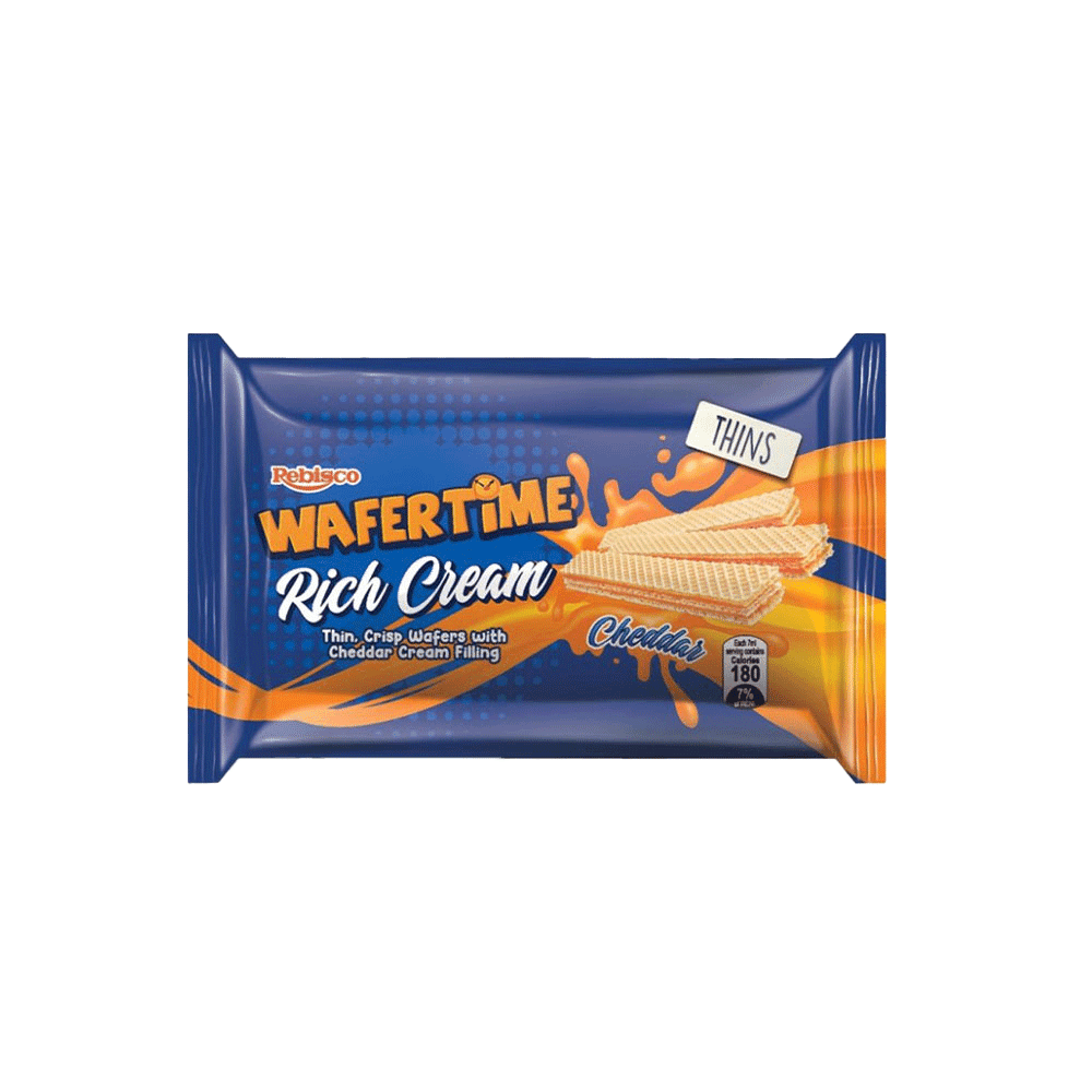 Wafertime Rich Cream Thins Cheddar