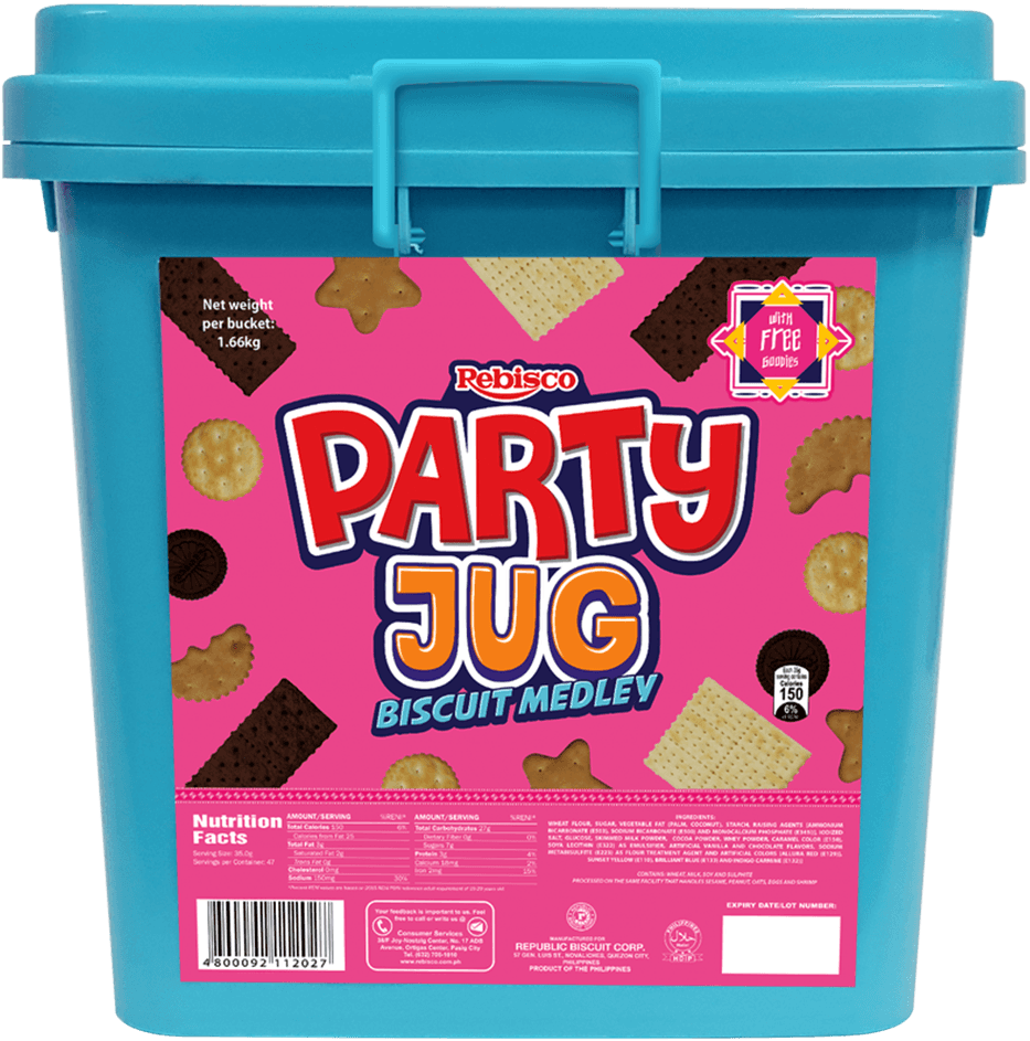 Party Jug Biscuits Medley