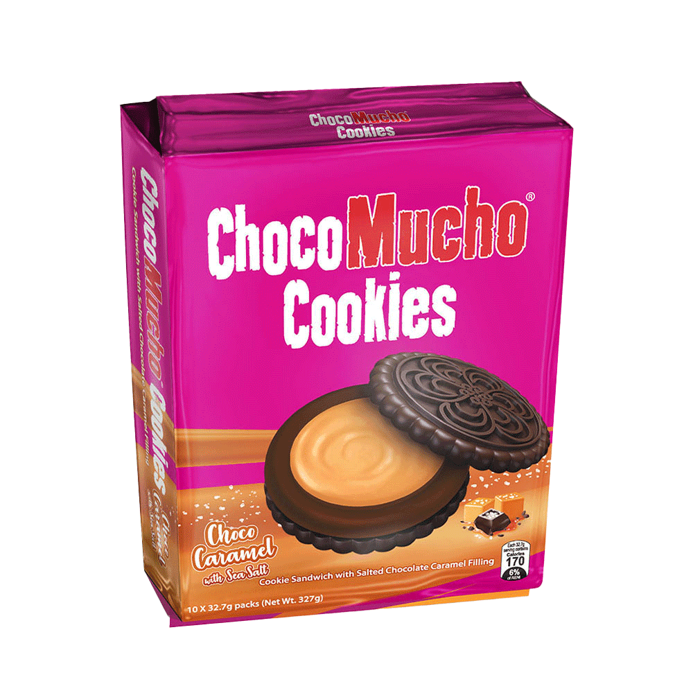 Choco Mucho Cookie Sandwich Choco Caramel w/ Sea Salt gallery image 1