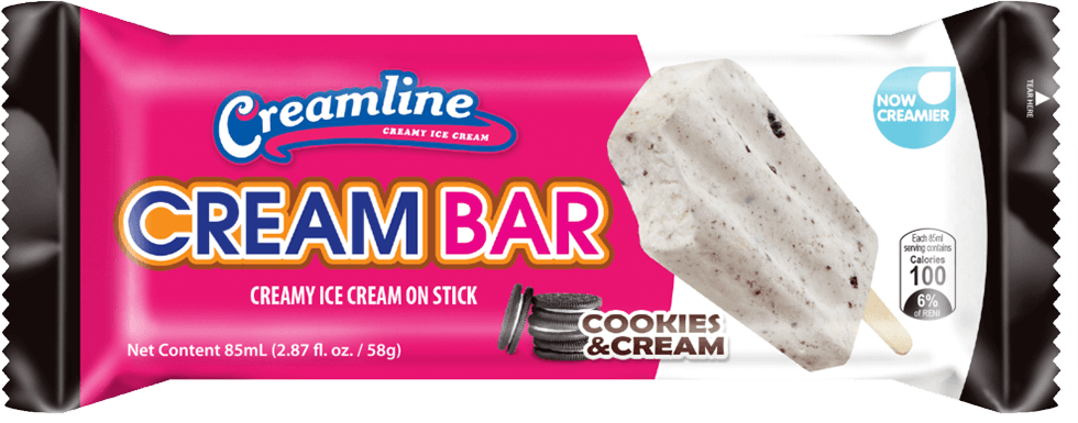 Creamline Cream Bar Cookies & Cream