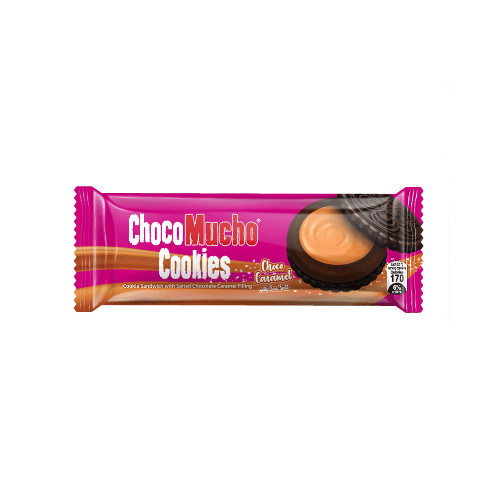 Choco Mucho Cookie Sandwich Choco Caramel w/ Sea Salt