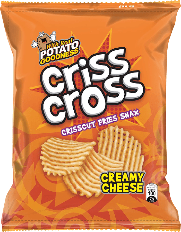 Criss Cross Creamy Cheese