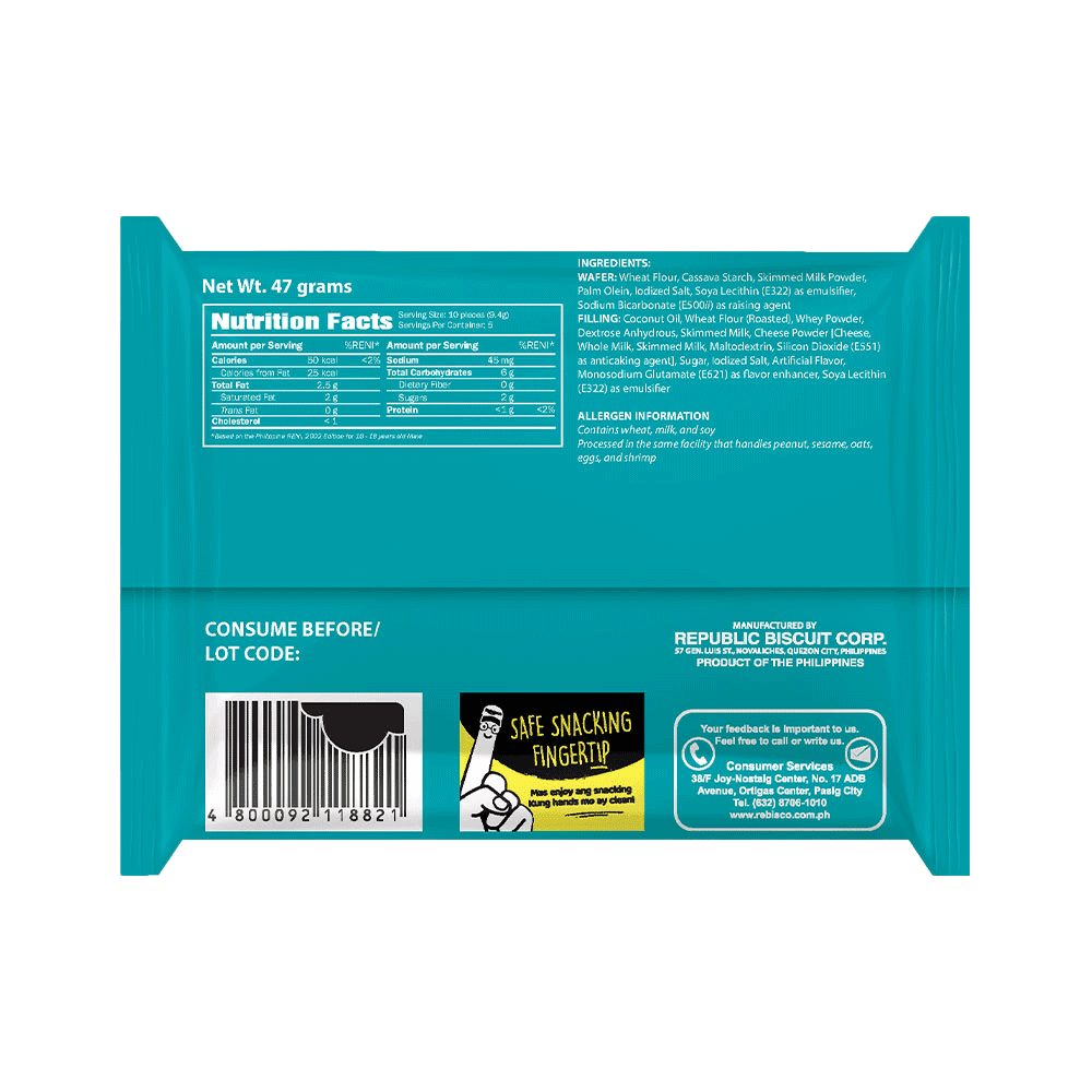 Wafertime Rich Cream Thins White Cheddar gallery image 1