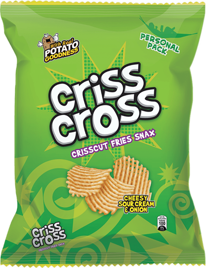 Criss Cross Cheesy Sour Cream & Onion