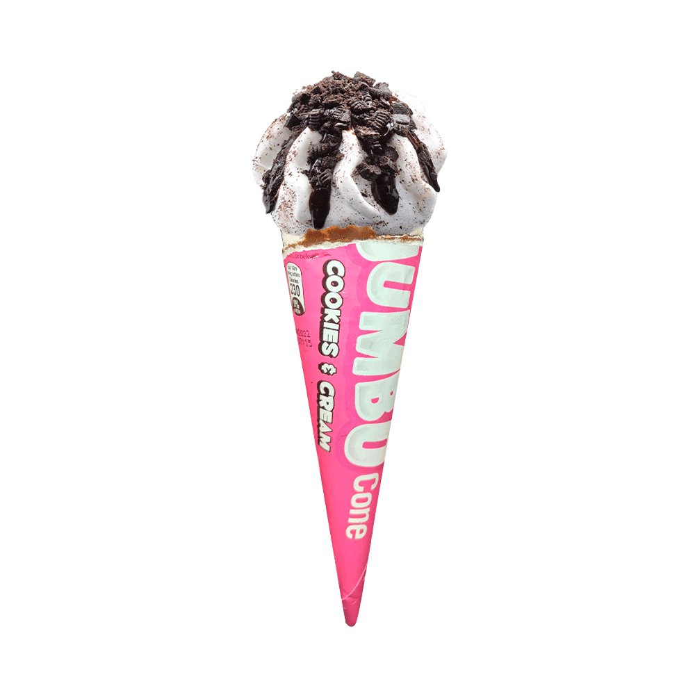 Creamline Jumbo Cone Cookies & Cream gallery image 1