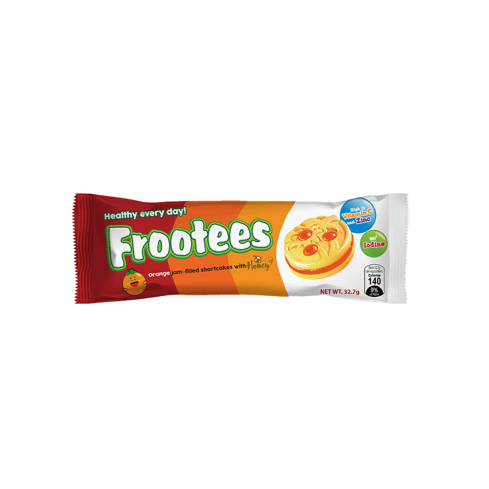 Frootees Orange Cookie Sandwich