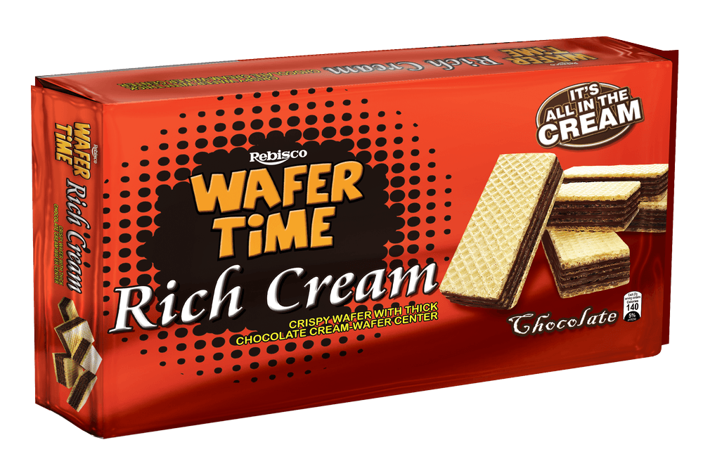 Wafertime Rich Cream Wafers Chocolate gallery image 3
