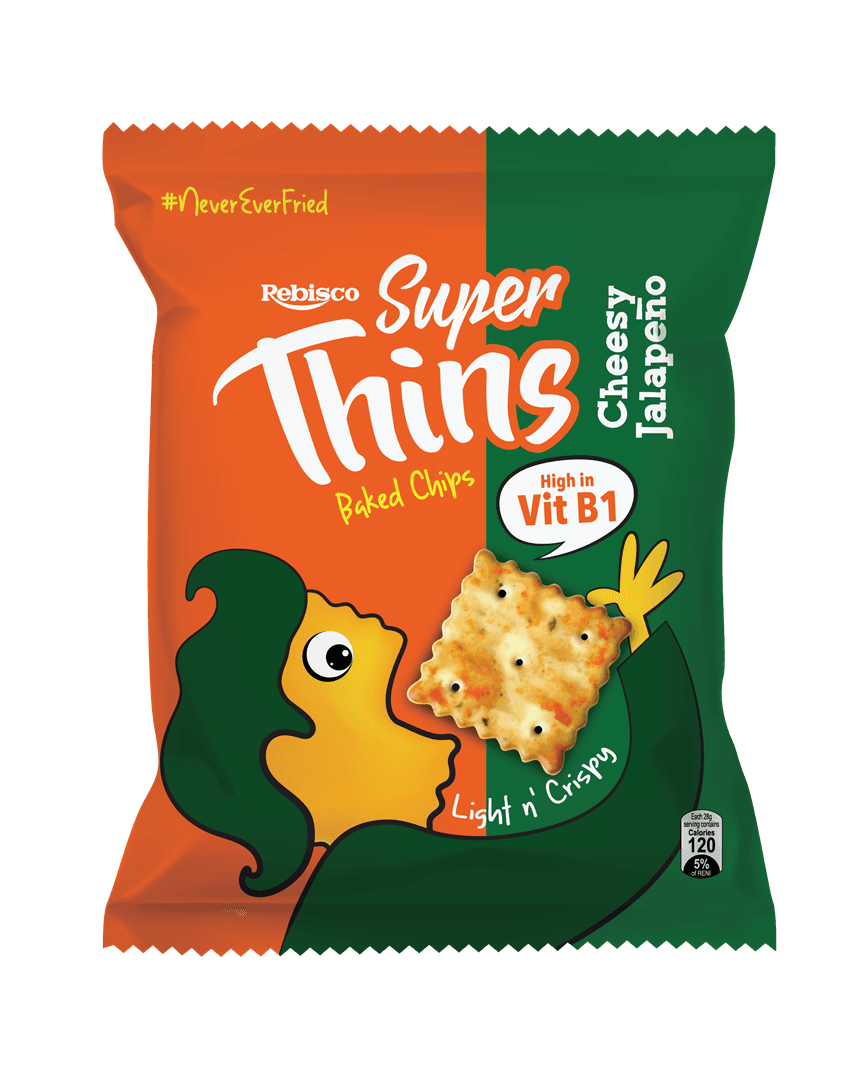 Super Thins Cheesy Jalapeno Baked Chips