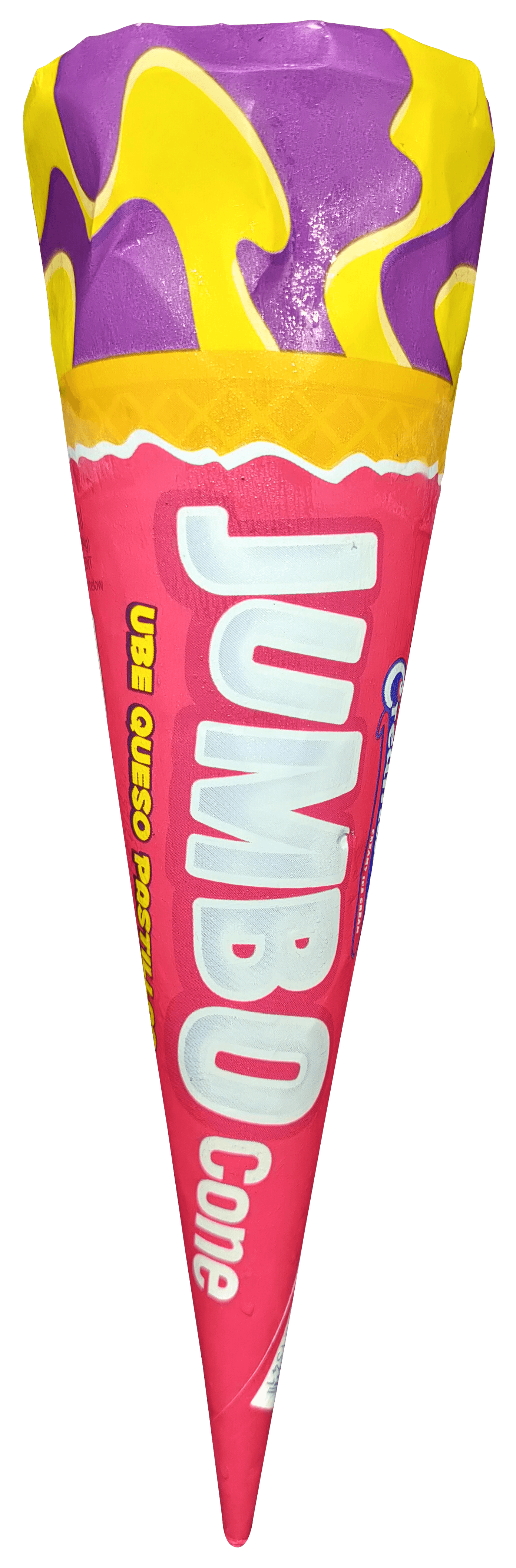 Creamline Jumbo Cone Ube Queso Pastillas
