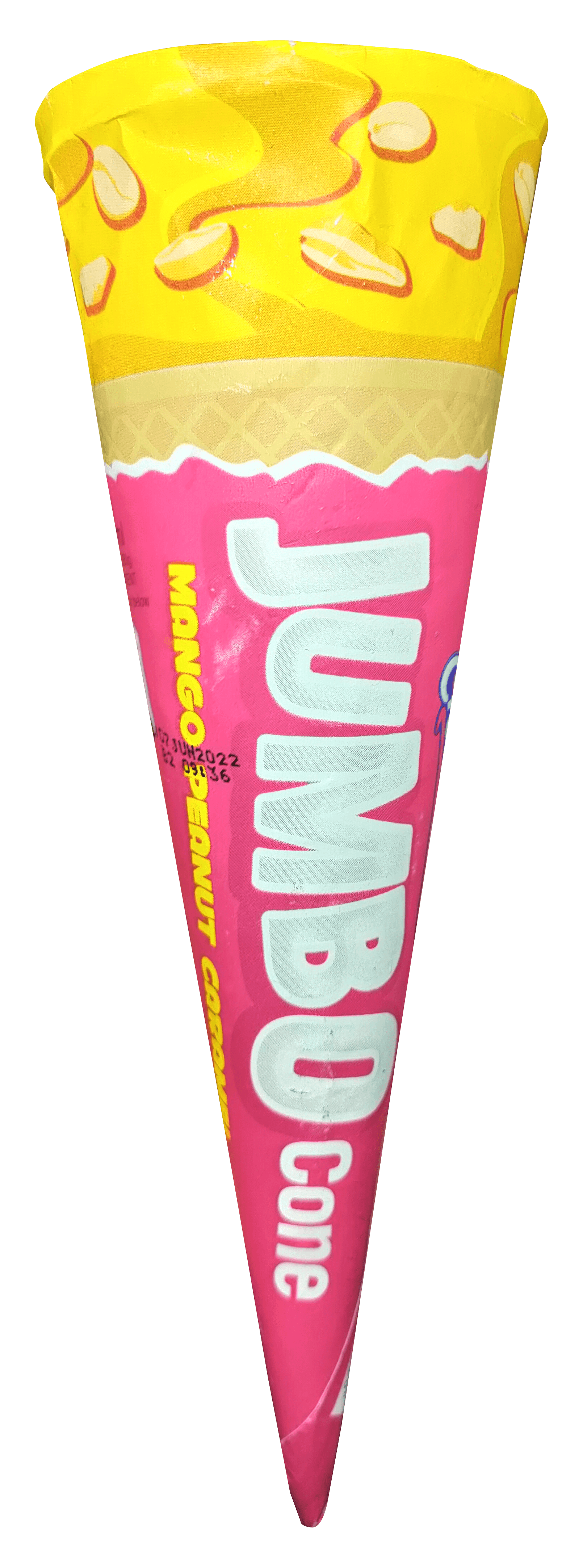 Creamline Jumbo Cone Mango Peanut Caramel