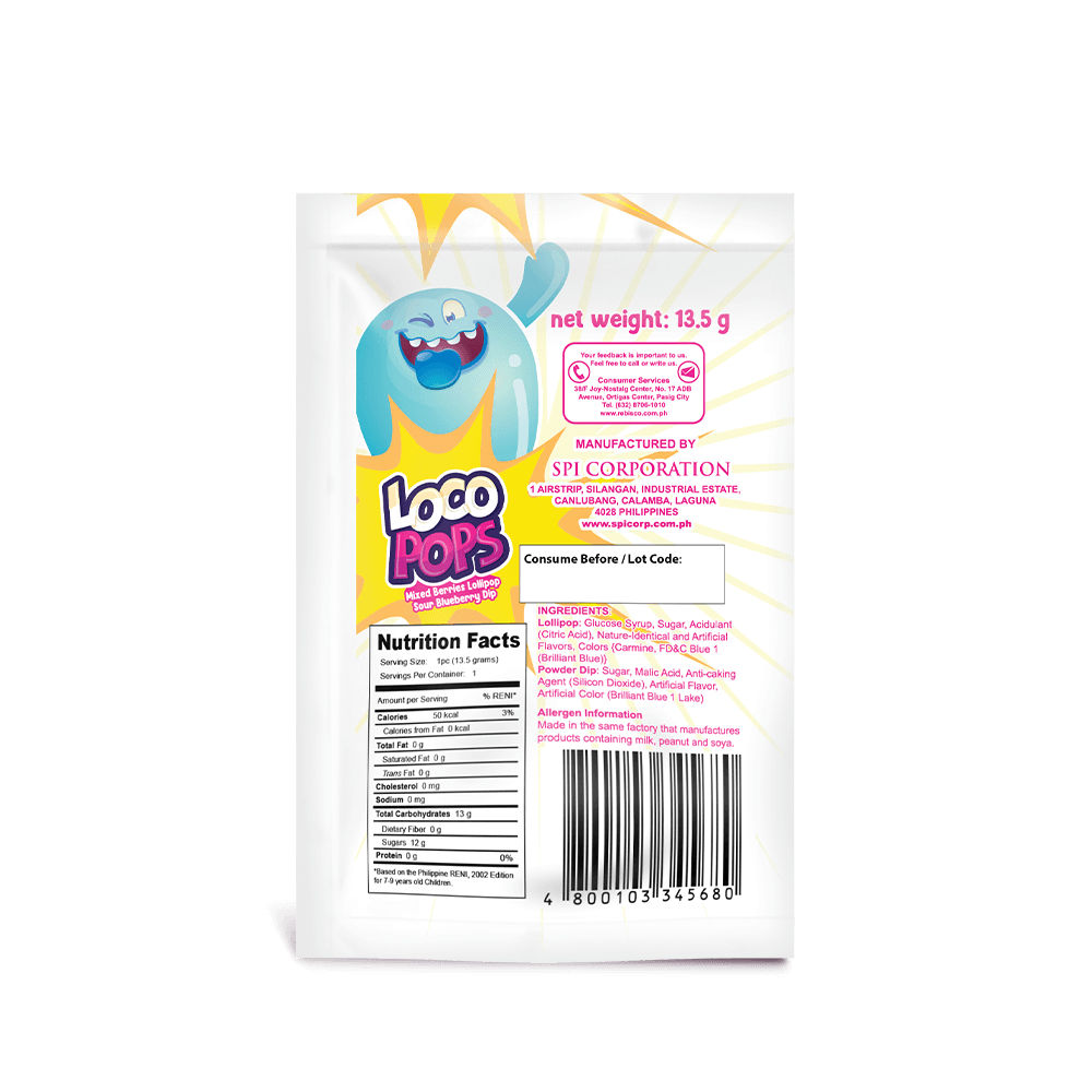 Loco Pops Mixed Berries with Sour Blueberry Dip gallery image 2
