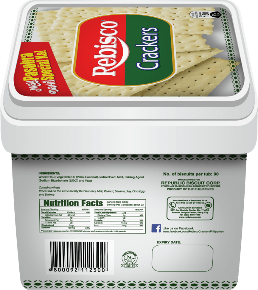 Rebisco Crackers Tub gallery image 3